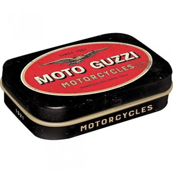 Cutie metalica cu bomboane Moto Guzzi - Logo Motorcycles Cutie metalica cu bomboane Moto Guzzi - Logo Motorcycles