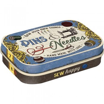 Cutie metalica cu bomboane Pins & Needles Cutie metalica cu bomboane Pins & Needles