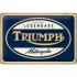 Placa metalica Triumph - Legendary Motorcycles 20x30xm
