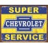 Placa metalica Chevrolet Service 30x40 cm