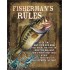 Placa metalica Fisherman's Rules 30x40 cm