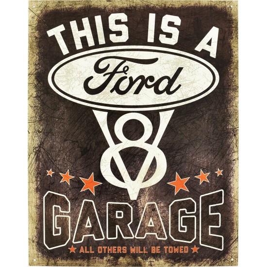 Placa metalica Ford Garage 30x40 cm Placa metalica Ford Garage 30x40 cm