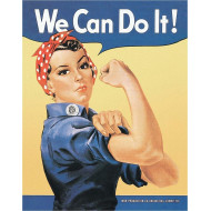 Placa metalica We Can Do It 30x40 cm Placa metalica We Can Do It 30x40 cm