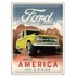 Placa metalica Ford Bronco 30x40cm