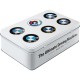 Cutie metalica plata BMW Logo Evolution 23x16x17cm