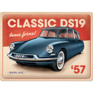 Placa metalica Citroen DS Classic DS19 Berline 30x40cm Placa metalica Citroen DS Classic DS19 Berline 30x40cm