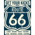 Tablou metalic Route 66 States
