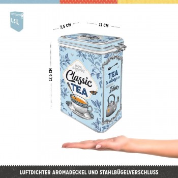 Cutie metalica etansa Classic Tea Cutie metalica etansa Classic Tea