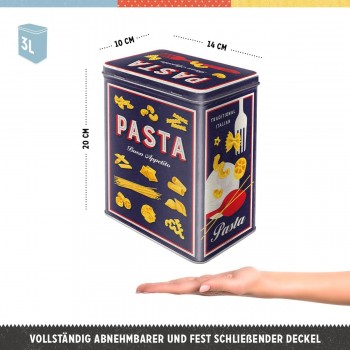 Cutie metalica Pasta Variety marimea L Cutie metalica Pasta Variety marimea L