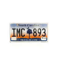 Placuta inmatriculare Autentica SOUTH CAROLINA