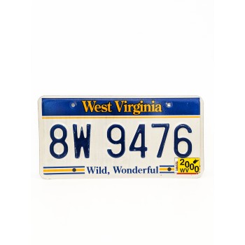 Placuta inmatriculare Autentica WEST VIRGINIA Placuta inmatriculare Autentica WEST VIRGINIA