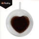 Cana din sticla termica in forma de Inima, 240ml, 10 x 9.5 cm