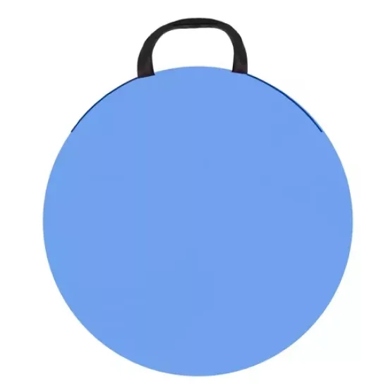 Cort de joaca pentru Copii, tip Castel, impermeabil, cu husa, model luna si stele, Albastru marin, 105x135 cm