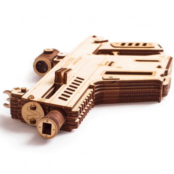 Puzzle 3D din lemn pusca de asalt Puzzle 3D din lemn pusca de asalt