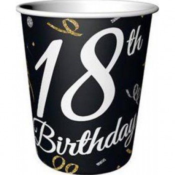 Set 6 pahare de unica folosinta 18 ani