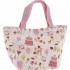 Geanta de plaja din panza roz Dkd Home Decor 34x14x32cm