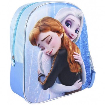 Ghiozdan 3D Frozen albastru
