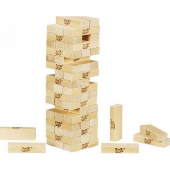 Joc de constructie si echilibru Jenga Hasbro