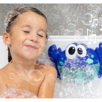 Jucarie copii crab muzical cu baloane de sapun Crabbly