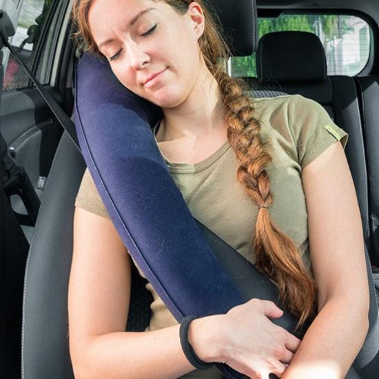 Perna gonflabila de calatorie cu fixare de scaun auto