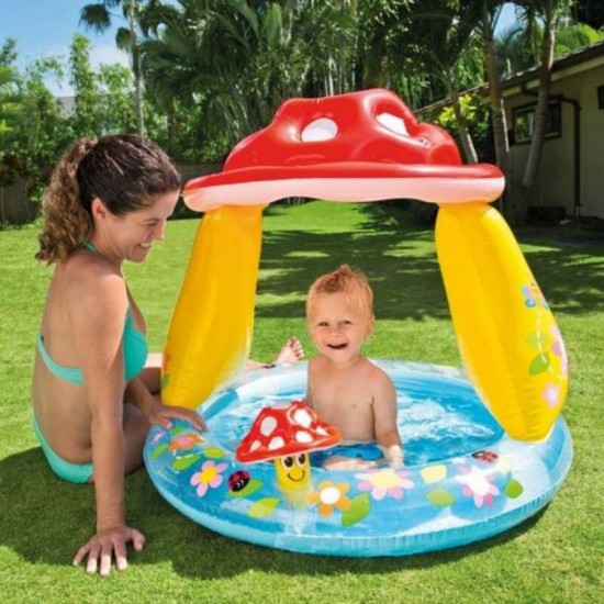 Piscina gonflabila ciuperca pentru copii Intex 45L - 102x98cm