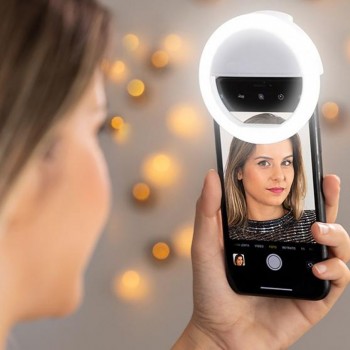 Ring-light reincarcabil pentru foto-video profesional pentru influenceri Instahoop