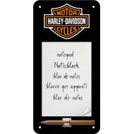 Blocnotes magnetic - Harley Davidson Logo