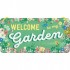 Placa metalica cu snur - Garden - 10x20 cm