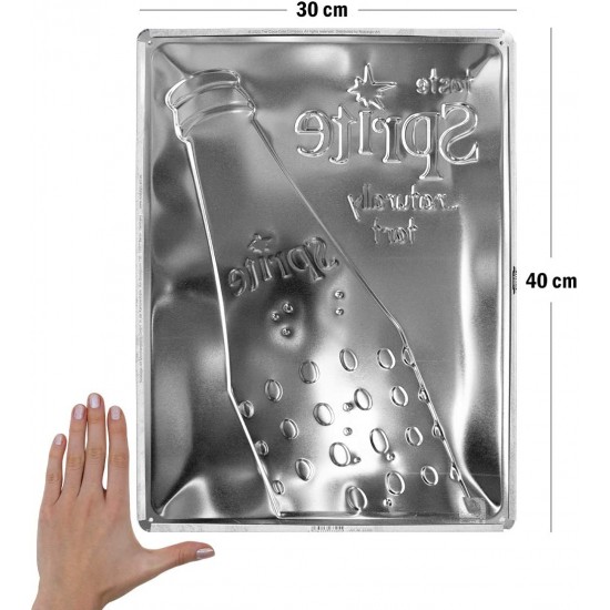 Placa metalica Sprite Bottle - Editie Speciala - 30x40 cm