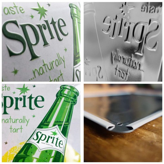 Placa metalica Sprite Bottle - Editie Speciala - 30x40 cm