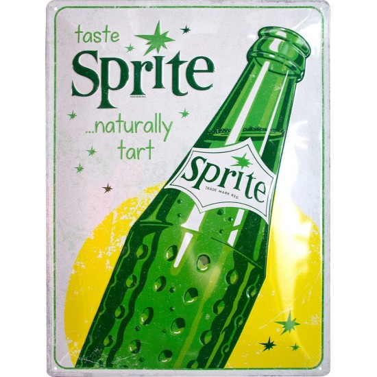 Placa metalica Sprite Bottle - Editie Speciala - 30x40 cm