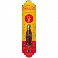 Termometru metalic - Coca Cola In Bottles