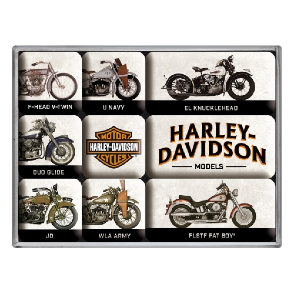 Set magneti Harley-Davidson - Model Chart