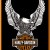Magnet - Harley Davidson Eagle logo