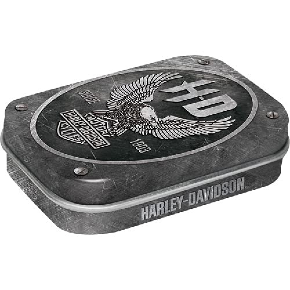 Cutie metalica cu bomboane Harley-Davidson - Metal Eagle