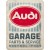 Placa metalica Audi - Garage 15X20cm
