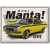 Placa metalica Opel - Manta GT/E 30X40cm