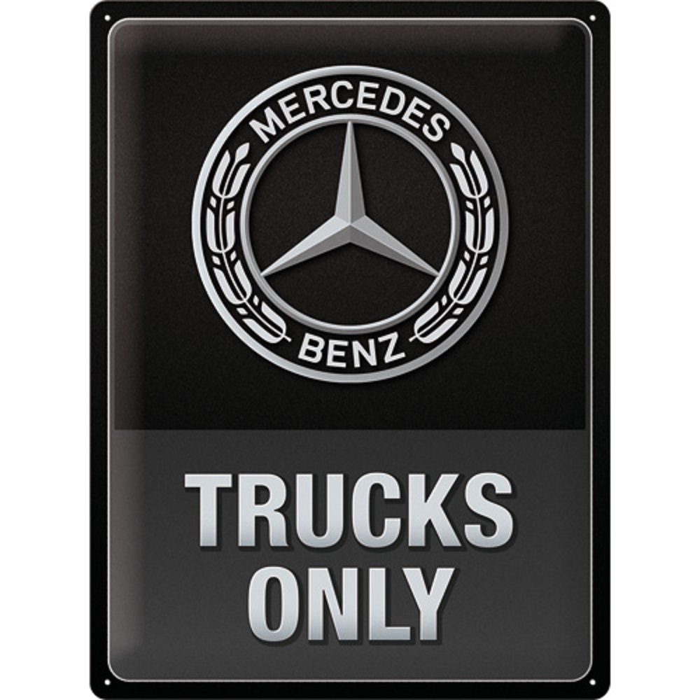 Placa Mercedes Daimler Truck - Trucks Only 30x40cm