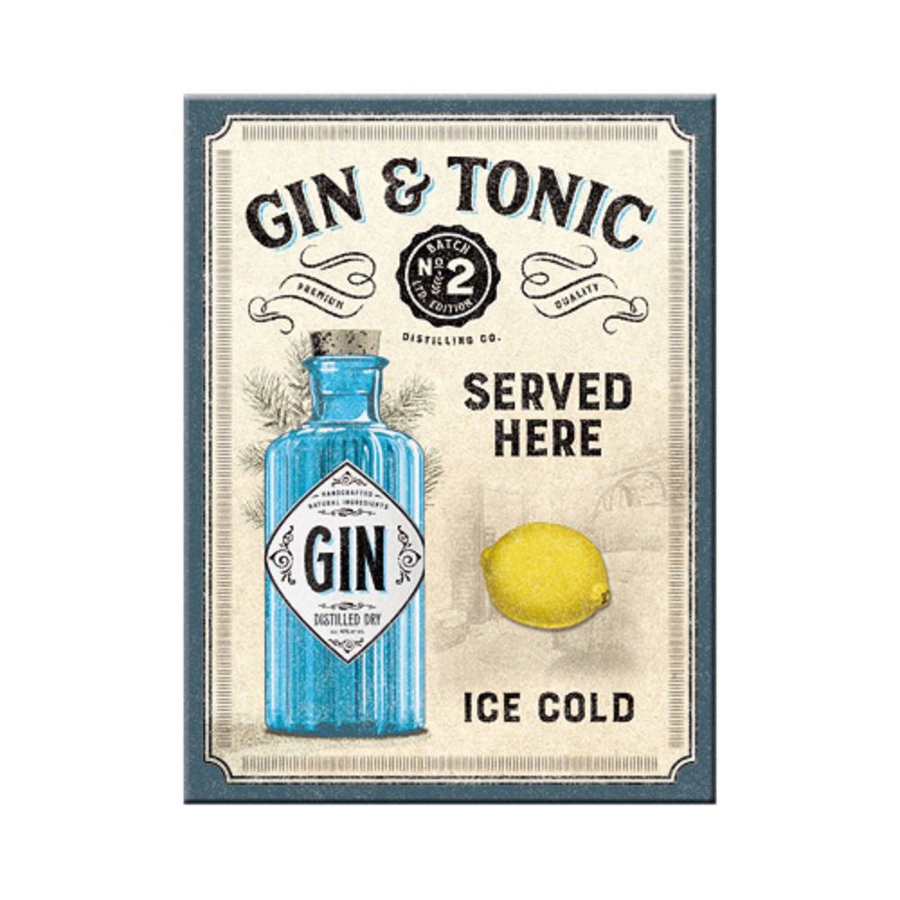 Magnet Gin & Tonic Served Here