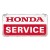 Placa metalica cu snur Honda MC Service 10x20cm