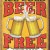 Tablou metalic Free Beer - Next Door 30x40cm
