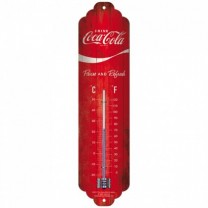 Termometru metalic - Coca Cola Logo Red